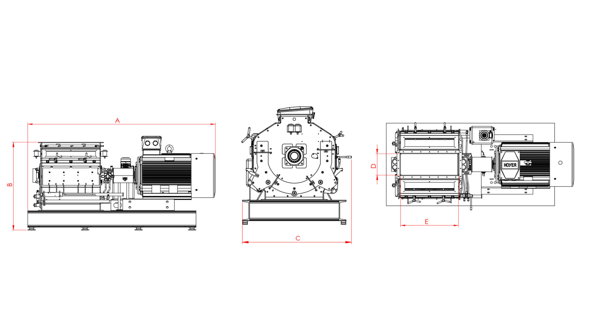 EUB technical drawings